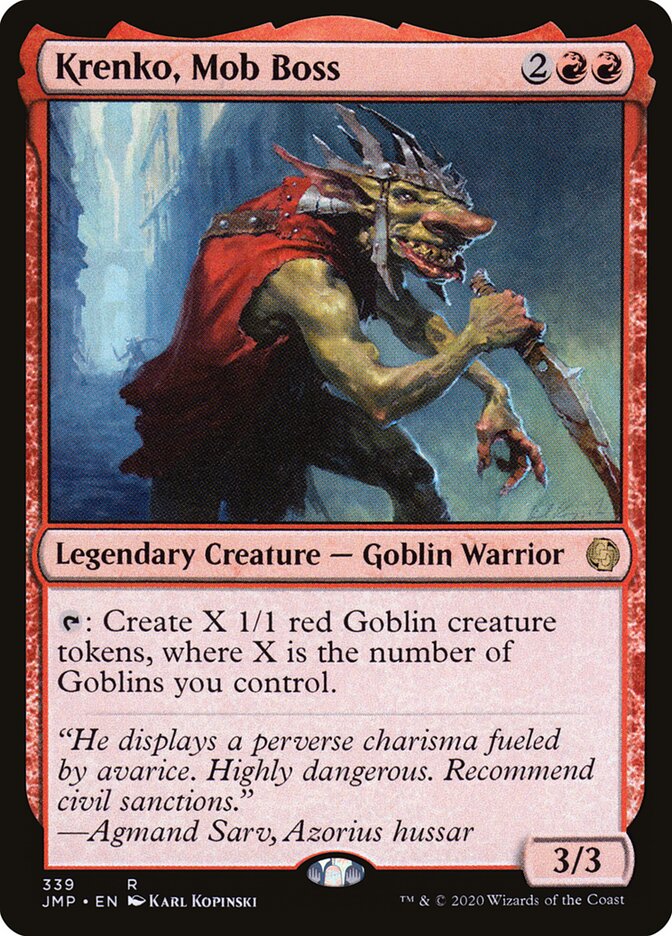 Krenko, Chefe da Turba / Krenko, Mob Boss - Magic: The Gathering - MoxLand
