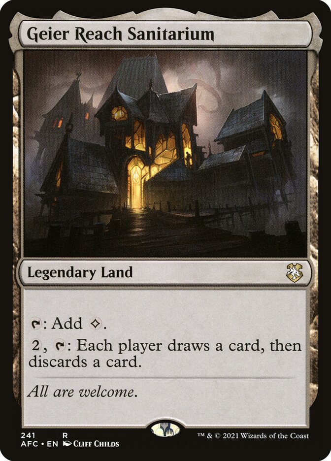 Sanatório da Cordilheira de Geier / Geier Reach Sanitarium - Magic: The Gathering - MoxLand