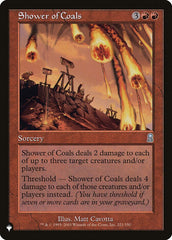 Chuva de Hulha / Shower of Coals - Magic: The Gathering - MoxLand