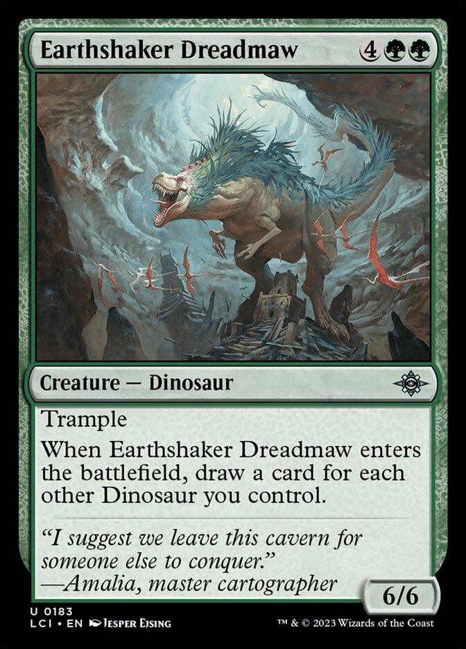 Bocarra Sinistra Abala-terra / Earthshaker Dreadmaw - Magic: The Gathering - MoxLand