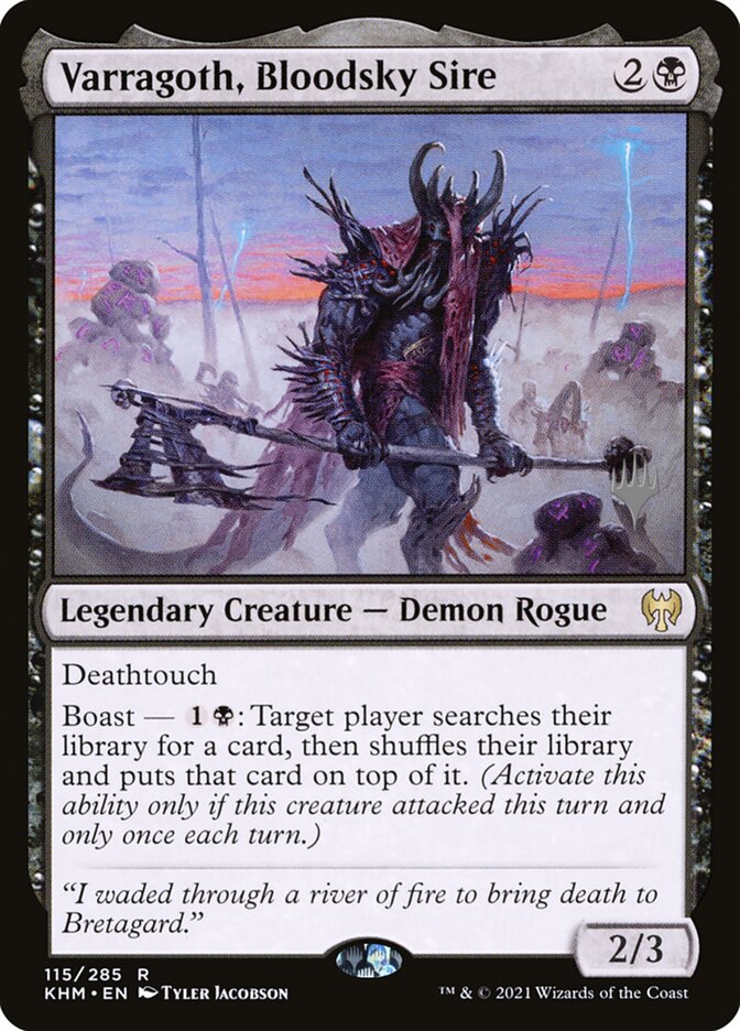 Varragoth, Senhor de Céu Sangrento / Varragoth, Bloodsky Sire - Magic: The Gathering - MoxLand