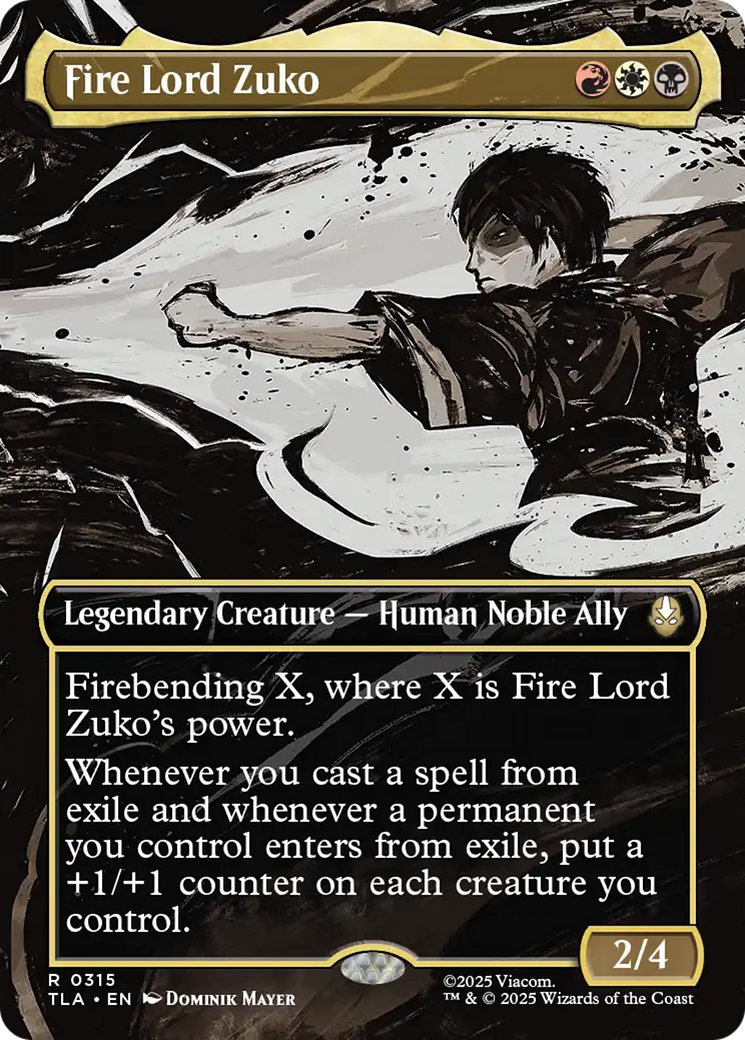 Senhor do Fogo Zuko / Fire Lord Zuko - Magic: The Gathering - MoxLand