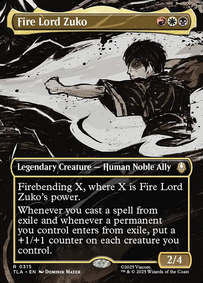 Senhor do Fogo Zuko / Fire Lord Zuko - Magic: The Gathering - MoxLand