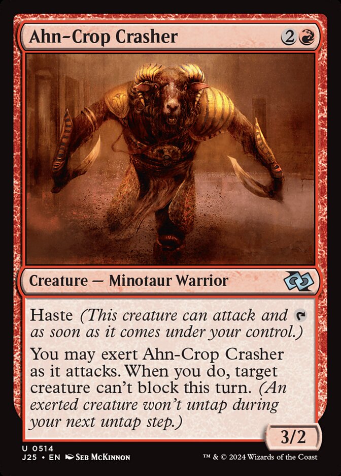 Demolidor da Safra Ahn / Ahn-Crop Crasher - Magic: The Gathering - MoxLand