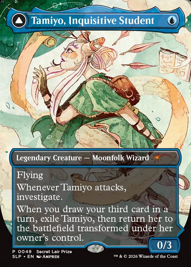 Tamiyo, Estudante Inquisitiva / Tamiyo, Inquisitive Student - Magic: The Gathering - MoxLand