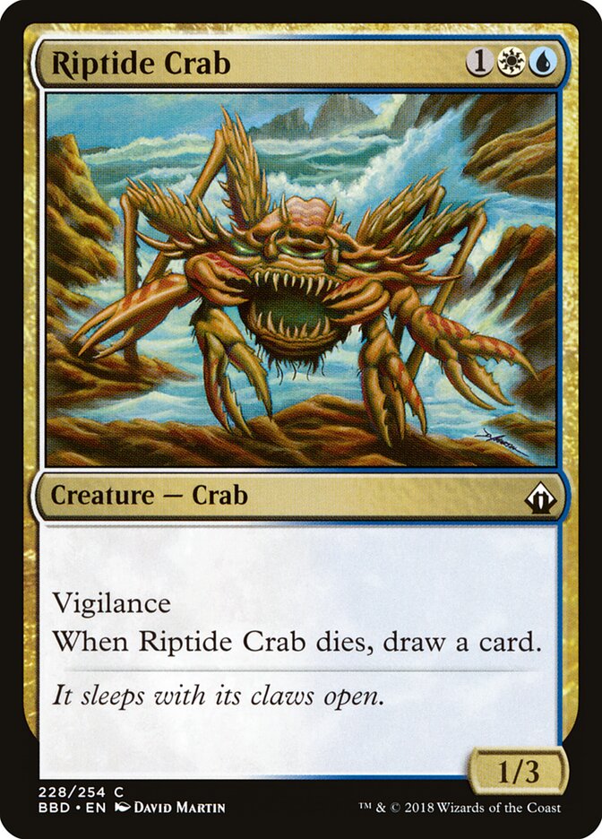 Caranguejo de Rebentação / Riptide Crab - Magic: The Gathering - MoxLand