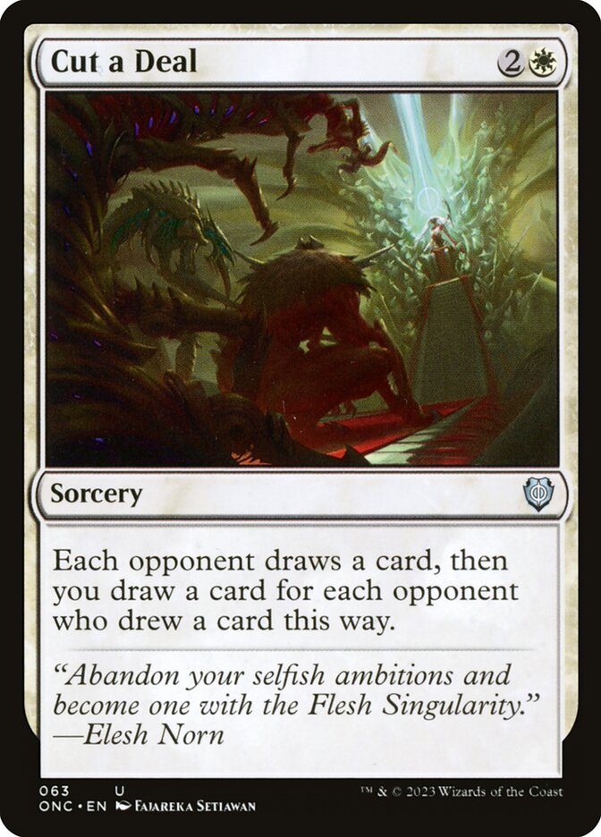 Fazer um Acordo / Cut a Deal - Magic: The Gathering - MoxLand