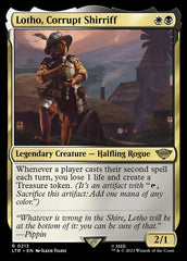 Lotho, Condestável Corrupto / Lotho, Corrupt Shirriff - Magic: The Gathering - MoxLand