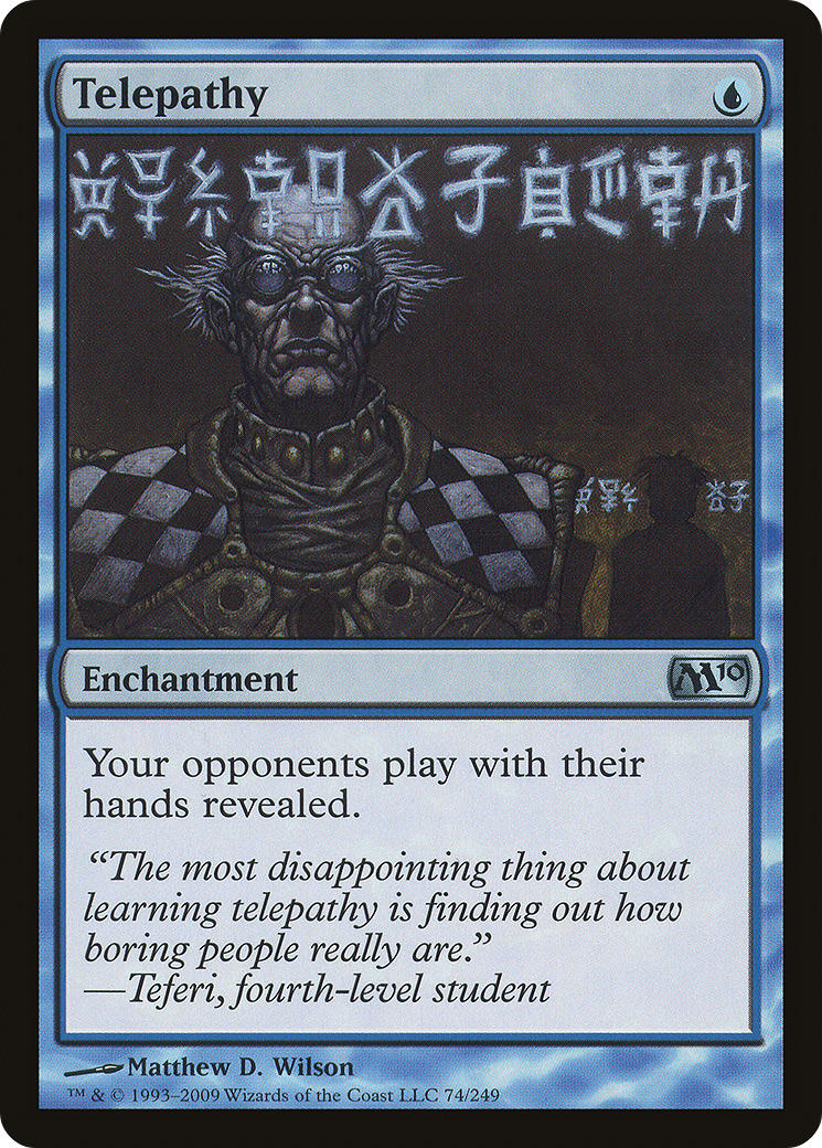 Telepatia / Telepathy - Magic: The Gathering - MoxLand