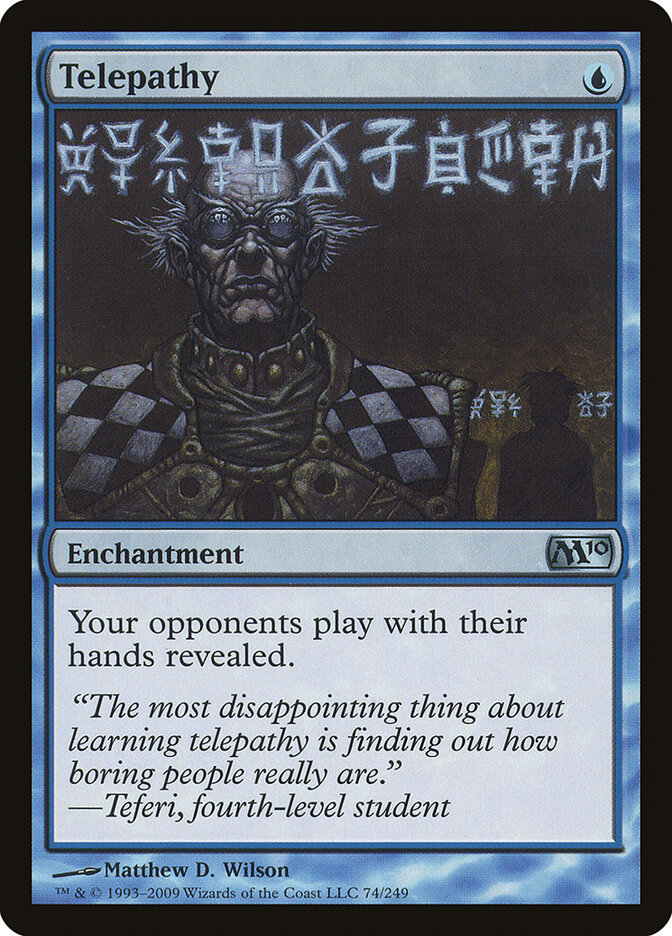 Telepatia / Telepathy - Magic: The Gathering - MoxLand