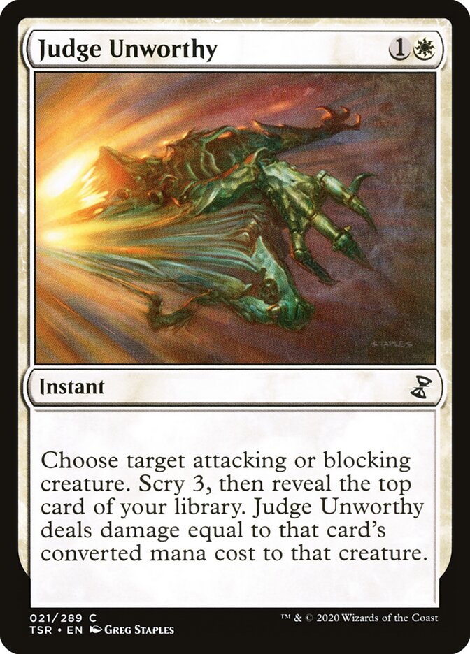 Julgamento do Indigno / Judge Unworthy - Magic: The Gathering - MoxLand