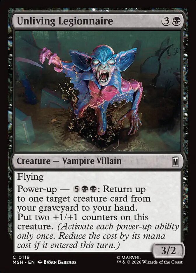 Unliving Legionnaire - Magic: The Gathering - MoxLand