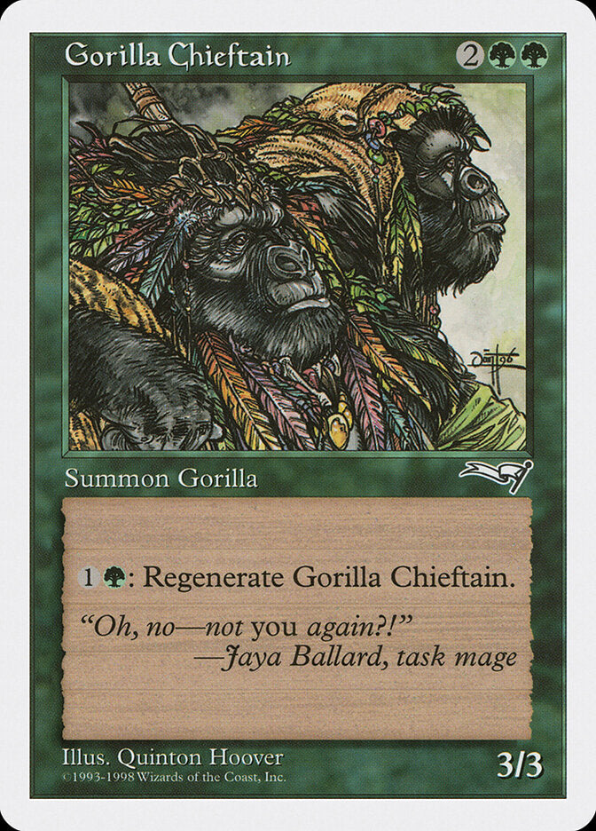 Líder dos Gorilas / Gorilla Chieftain - Magic: The Gathering - MoxLand