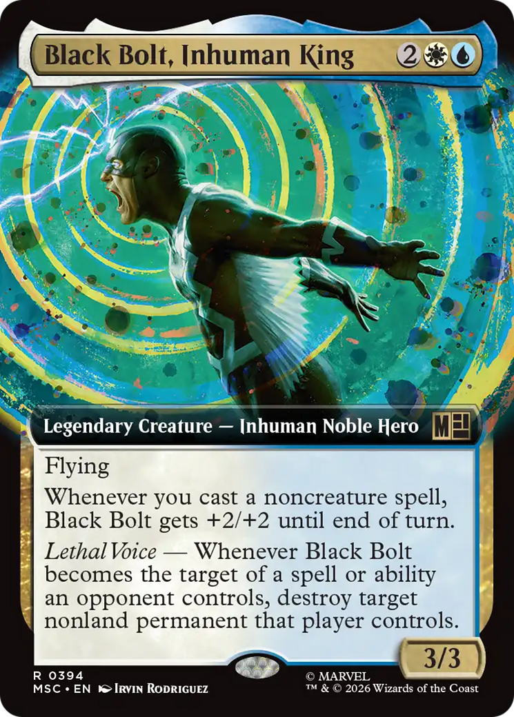 Black Bolt, Inhuman King - Magic: The Gathering - MoxLand