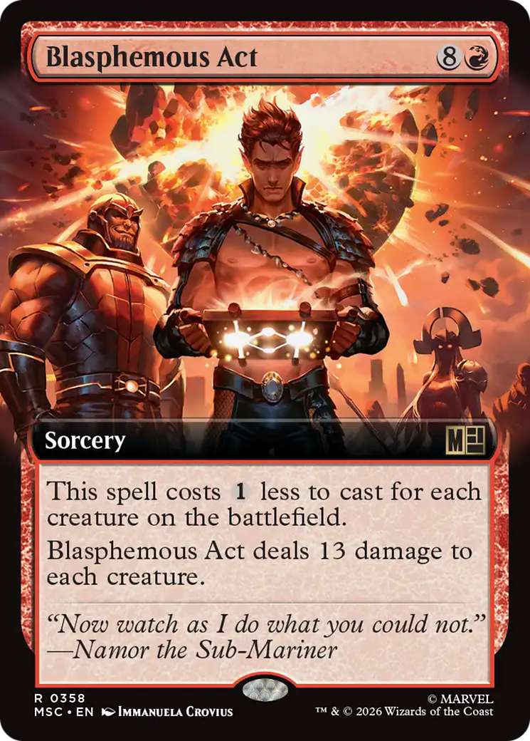 Ato Blasfemo / Blasphemous Act - Magic: The Gathering - MoxLand