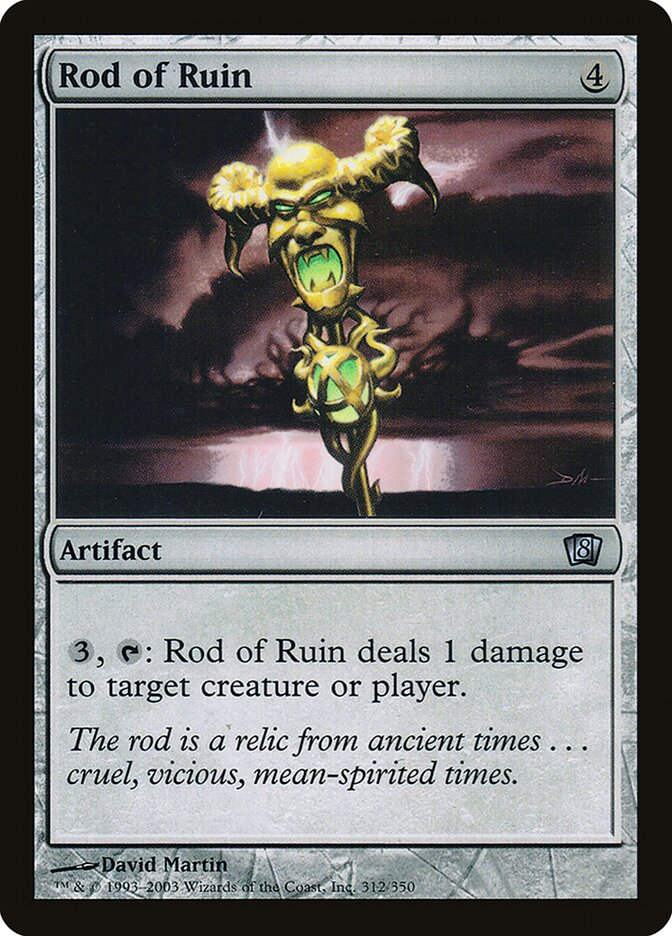 Bastão da Ruína / Rod of Ruin - Magic: The Gathering - MoxLand