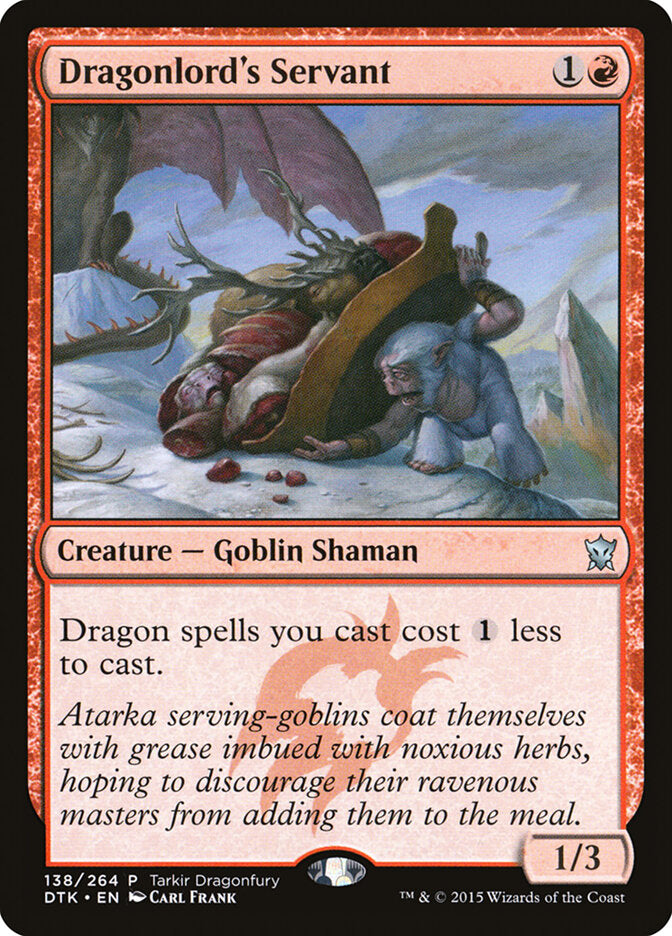Servo do Soberano Dragão / Dragonlord's Servant - Magic: The Gathering - MoxLand