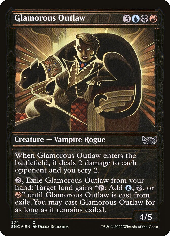Fora da Lei Glamourosa / Glamorous Outlaw - Magic: The Gathering - MoxLand