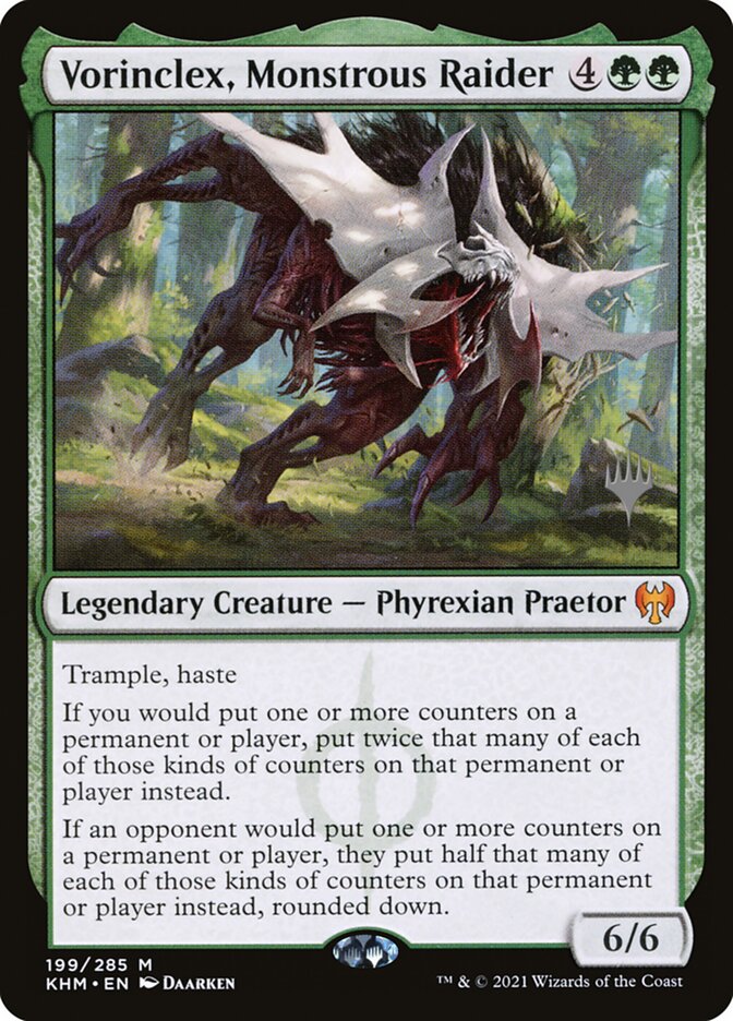 Vorinclex, Salteador Monstruoso / Vorinclex, Monstrous Raider - Magic: The Gathering - MoxLand