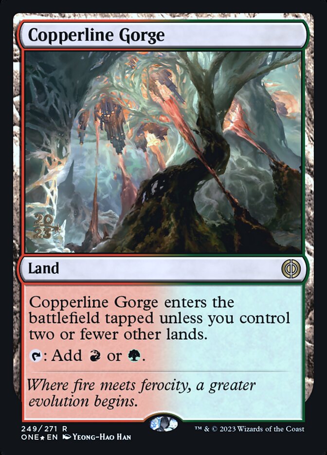 Desfiladeiro da Linha de Cobre / Copperline Gorge - Magic: The Gathering - MoxLand