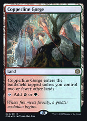 Desfiladeiro da Linha de Cobre / Copperline Gorge - Magic: The Gathering - MoxLand
