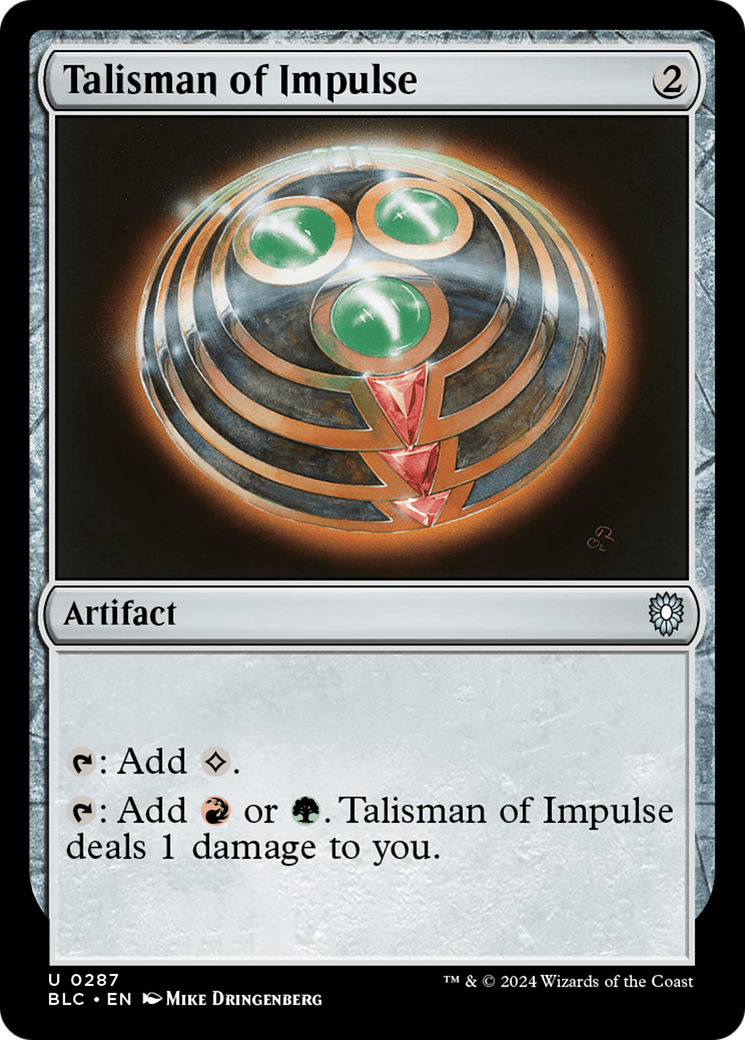 Talismã do Impulso / Talisman of Impulse - Magic: The Gathering - MoxLand