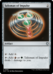 Talismã do Impulso / Talisman of Impulse - Magic: The Gathering - MoxLand