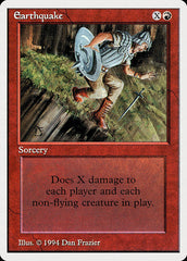 Terremoto / Earthquake - Magic: The Gathering - MoxLand