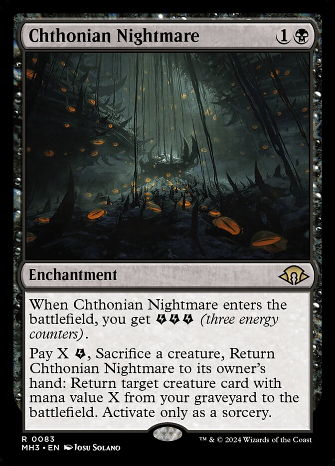 Pesadelo Chthoniano / Chthonian Nightmare - Magic: The Gathering - MoxLand