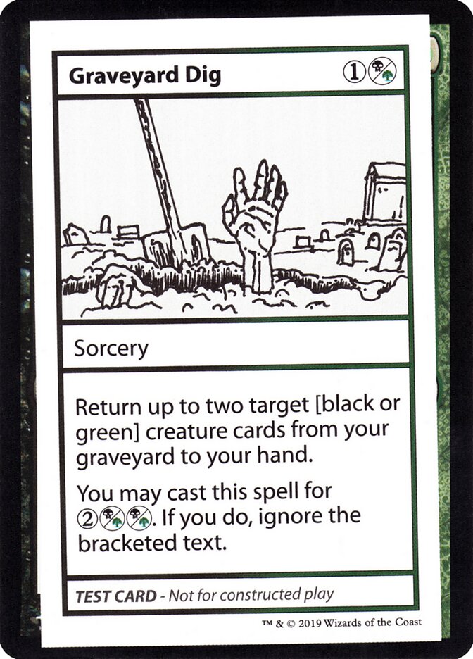Graveyard Dig - Magic: The Gathering - MoxLand