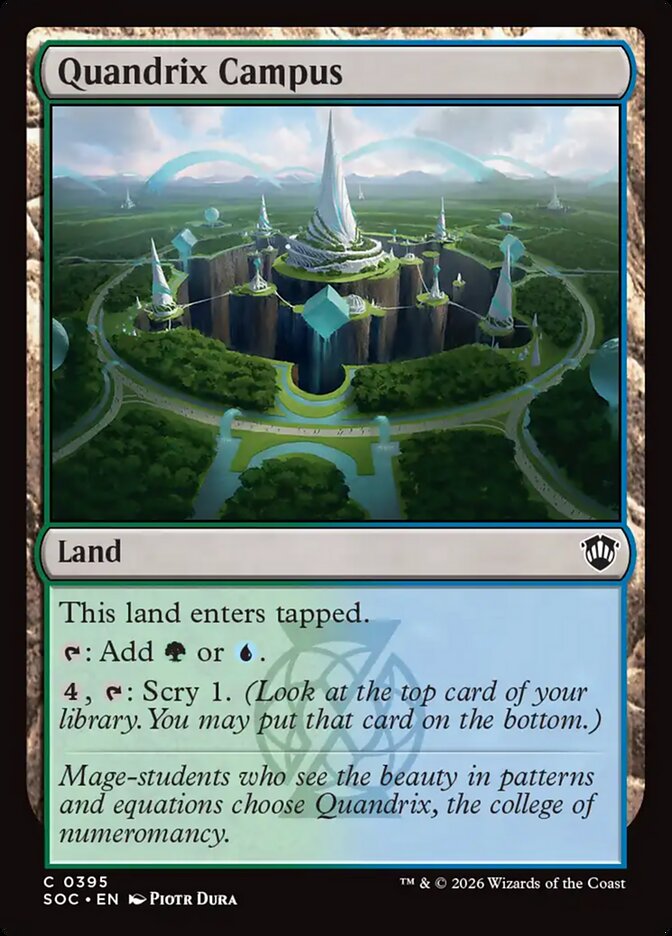 Campus de Quandrix / Quandrix Campus - Magic: The Gathering - MoxLand