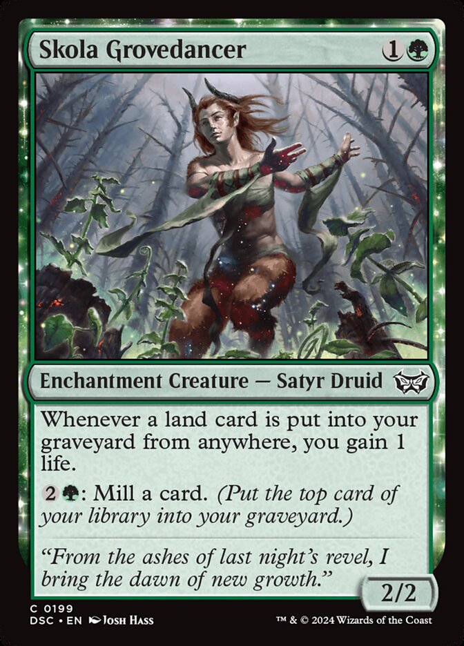Dançarina do Bosque de Skola / Skola Grovedancer - Magic: The Gathering - MoxLand