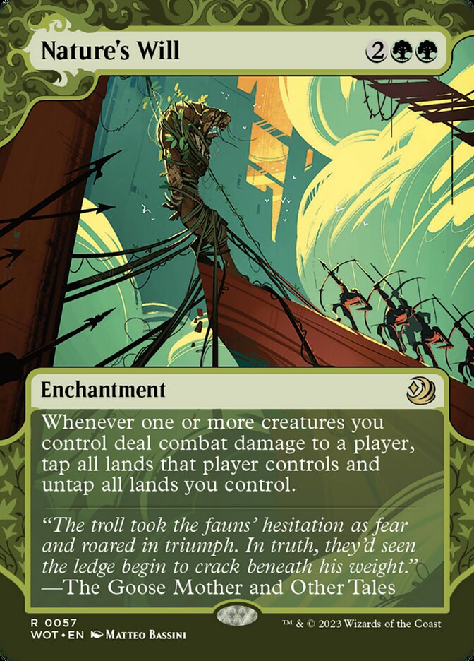 Vontade da Natureza / Nature's Will - Magic: The Gathering - MoxLand