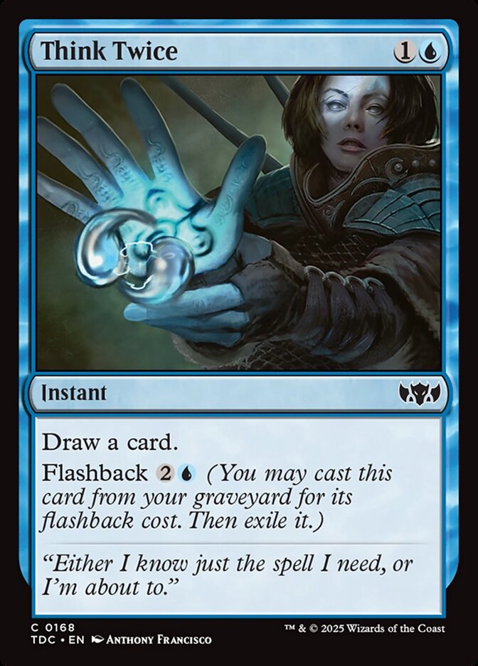 Pensar Duas Vezes / Think Twice - Magic: The Gathering - MoxLand