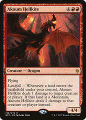 Dragoa Avérnea de Akoum / Akoum Hellkite - Magic: The Gathering - MoxLand