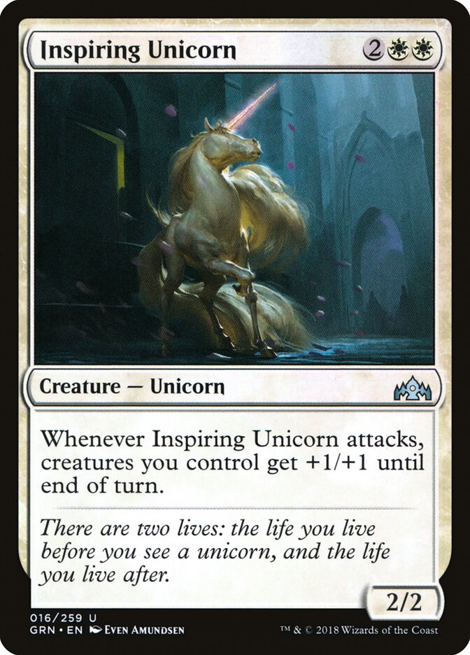 Unicórnio Inspirador / Inspiring Unicorn - Magic: The Gathering - MoxLand