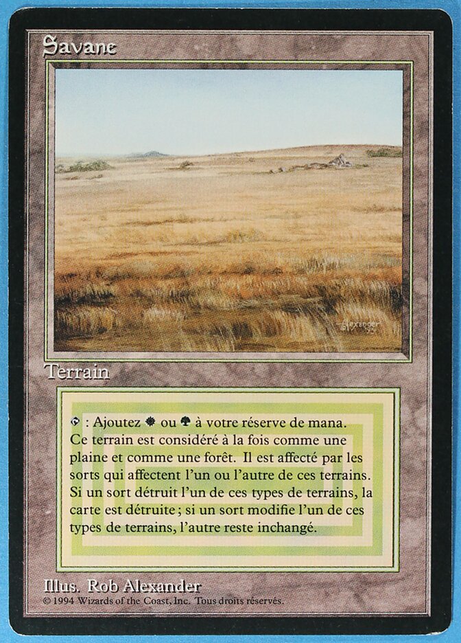Savannah - Magic: The Gathering - MoxLand