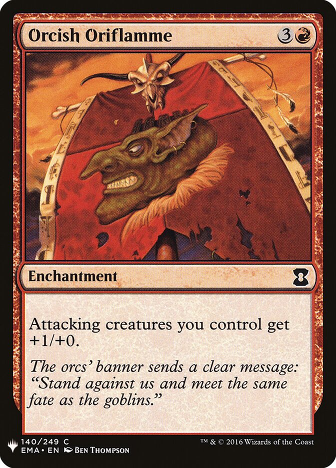 Auriflama Órquica / Orcish Oriflamme - Magic: The Gathering - MoxLand