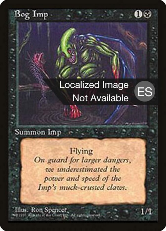 Diabrete do Pântano / Bog Imp - Magic: The Gathering - MoxLand