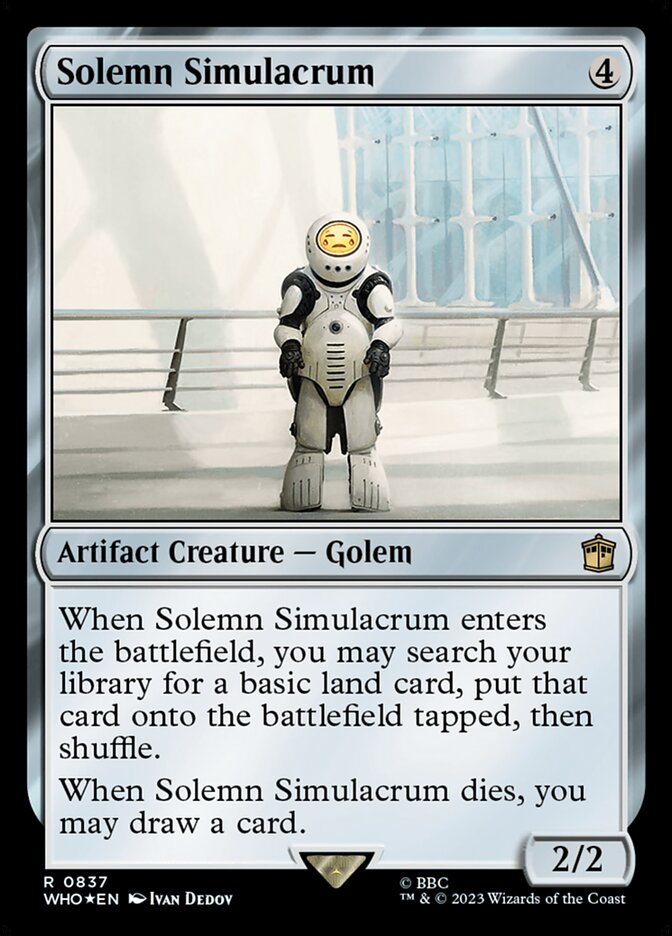 Simulacro Solene / Solemn Simulacrum - Magic: The Gathering - MoxLand