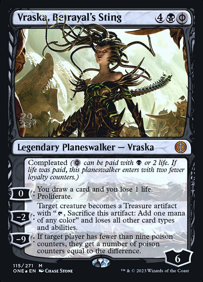 Vraska, Ferrão da Traição / Vraska, Betrayal's Sting - Magic: The Gathering - MoxLand