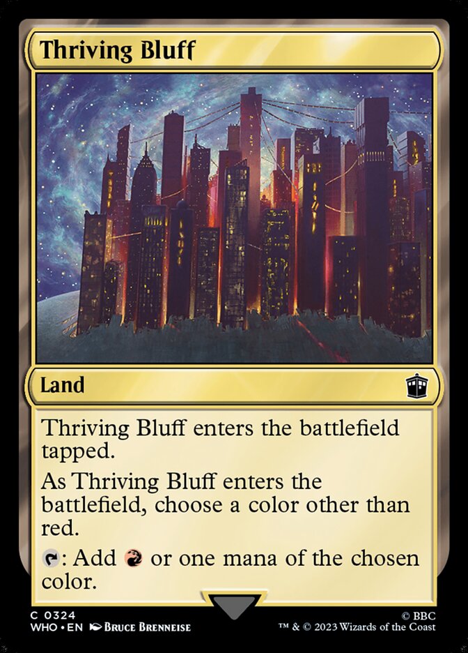 Penhasco Vicejante / Thriving Bluff - Magic: The Gathering - MoxLand