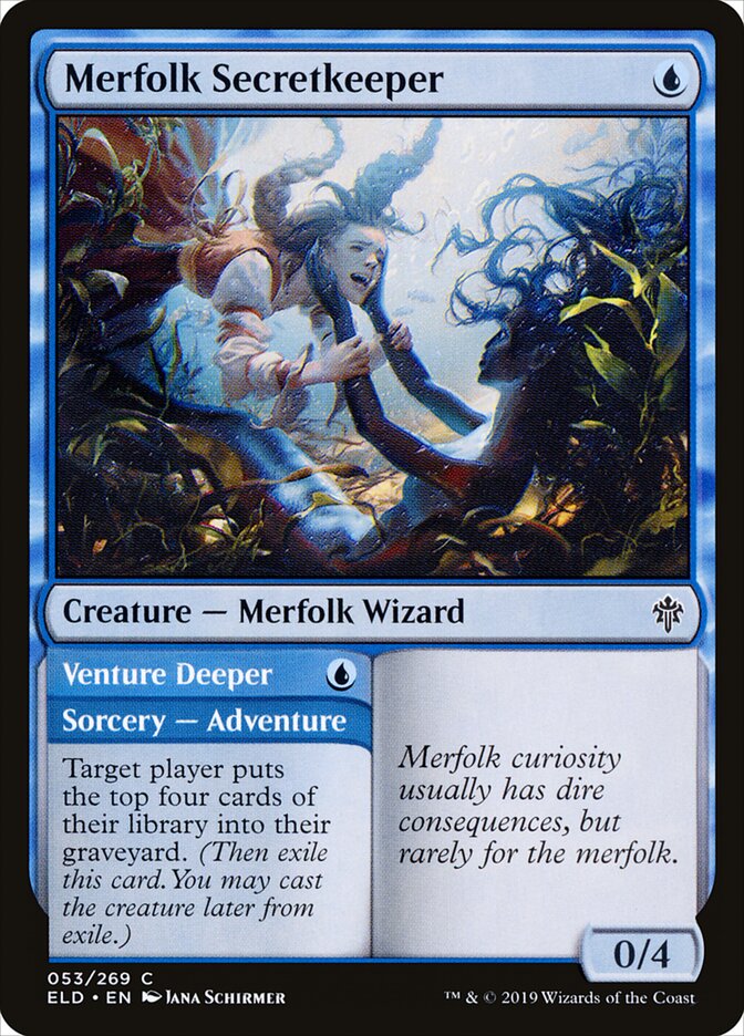 Guardadora de Segredos Tritã / Merfolk Secretkeeper - Magic: The Gathering - MoxLand