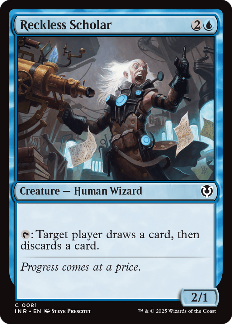 Erudito Incauto / Reckless Scholar - Magic: The Gathering - MoxLand