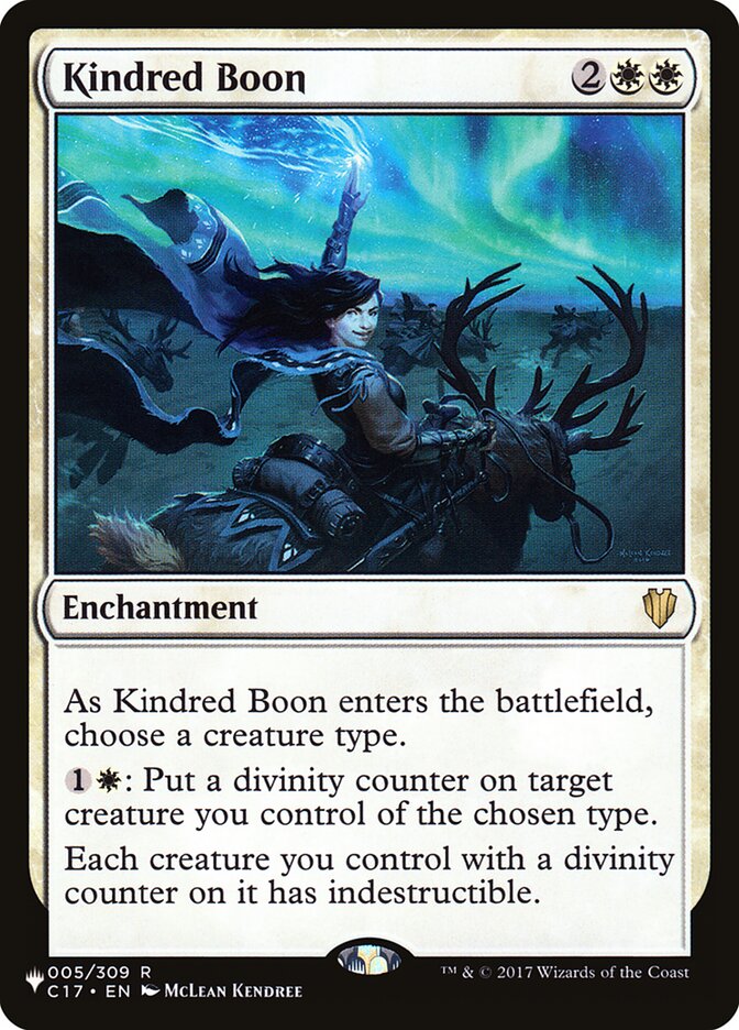 Dádiva da Estirpe / Kindred Boon - Magic: The Gathering - MoxLand