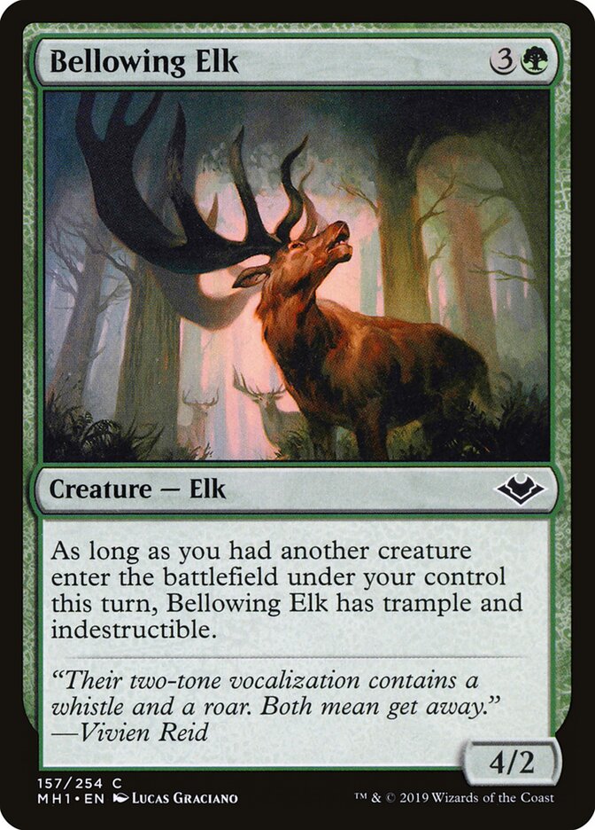 Alce Urrador / Bellowing Elk - Magic: The Gathering - MoxLand