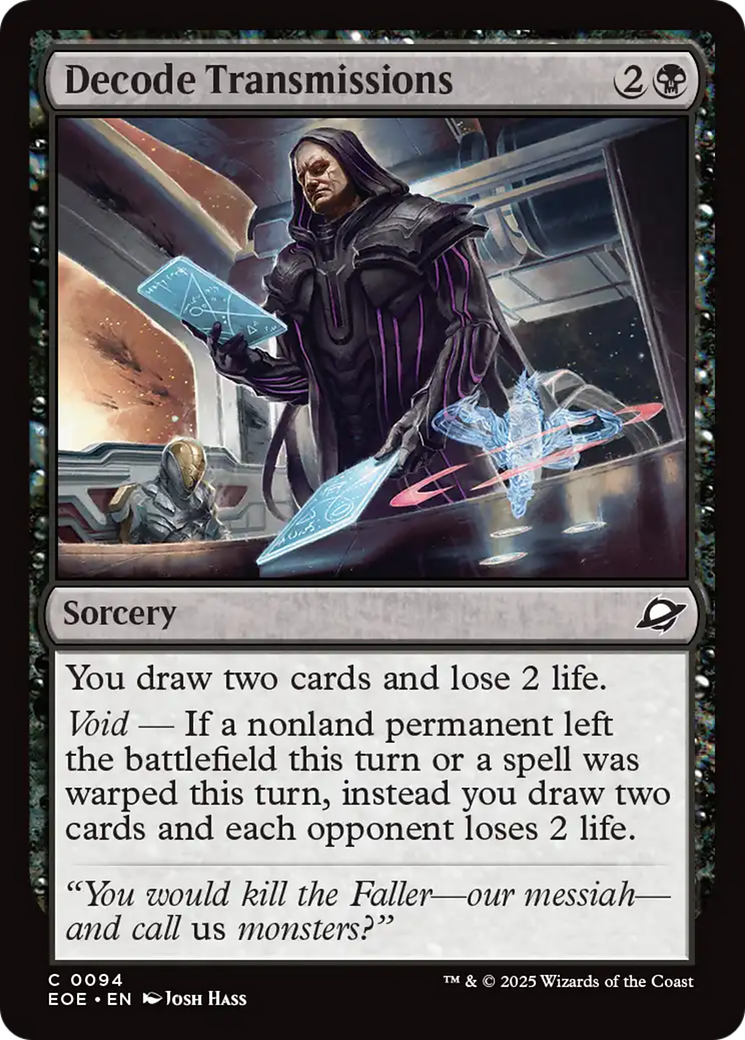 Decode Transmissions - Magic: The Gathering - MoxLand
