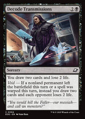 Decodificar Transmissões / Decode Transmissions - Magic: The Gathering - MoxLand