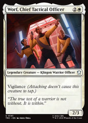 Worf, Chief Tactical Officer - Magic: The Gathering - MoxLand
