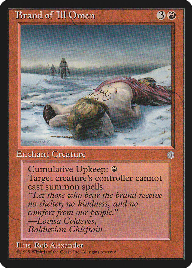 Estigma do Infortúnio / Brand of Ill Omen - Magic: The Gathering - MoxLand
